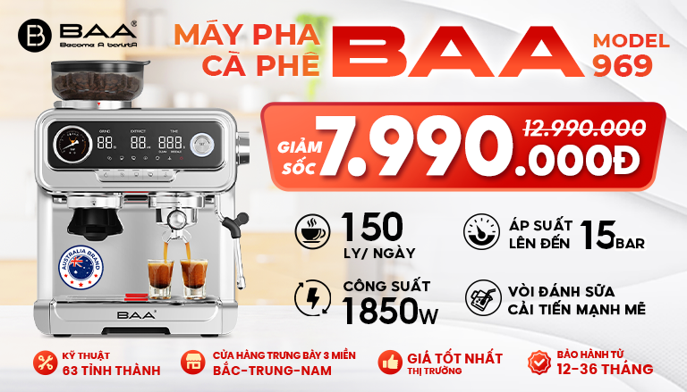 máy pha cà phê baa