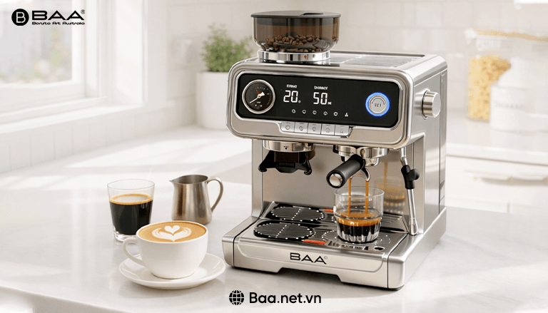 Nên chọn máy pha cà phê BAA 989 hay BAA 969 cho quán mới mở?