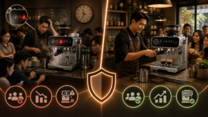 Cách sử dụng máy pha cà phê BAA 989 hiệu quả và ổn định nhất