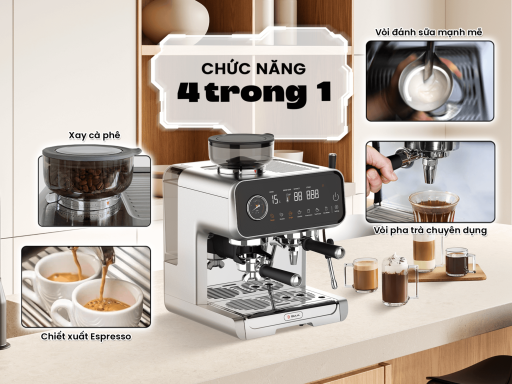 So Sánh Máy Pha Cà Phê BAA 989 Pro và BAA 969: Nên Chọn Máy Nào?